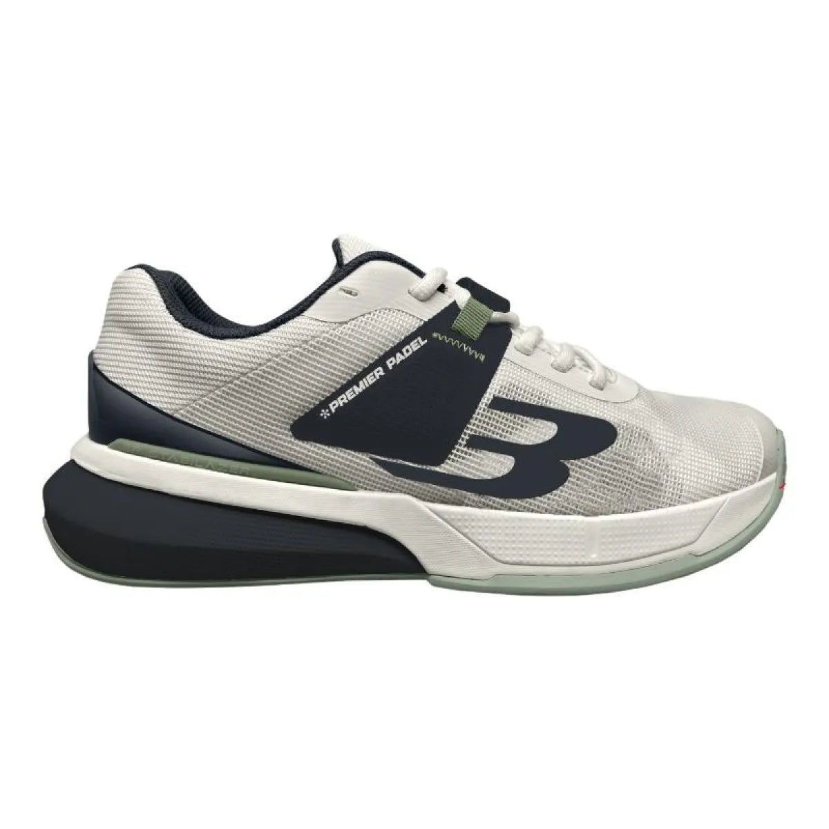 Chaussures padel Bullpadel Premier Padel P1 26V blanc cassé — vue de face