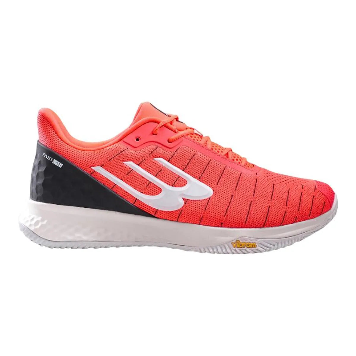 Chaussures padel Bullpadel Xplo Vibram 26V corail — vue de face