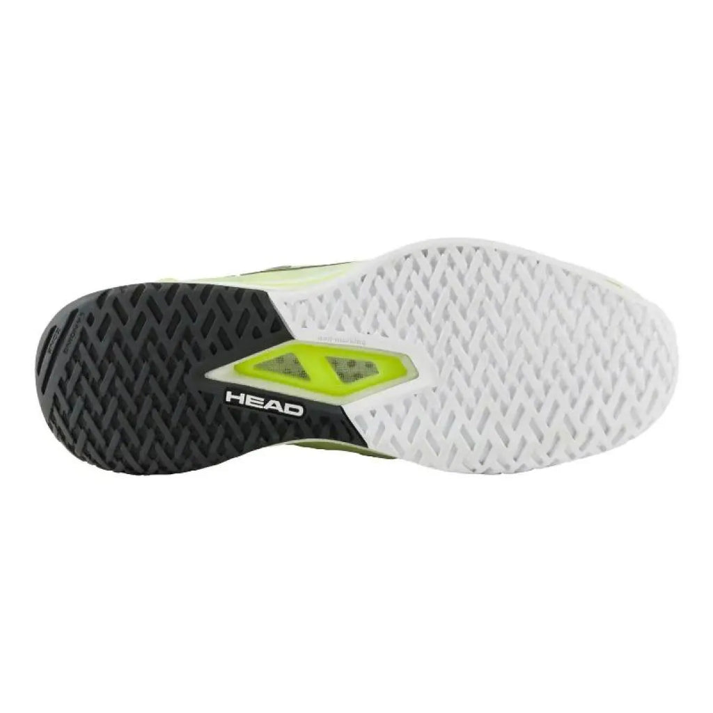 Chaussures padel Head Endure Pro jaune blanc — vue de profil