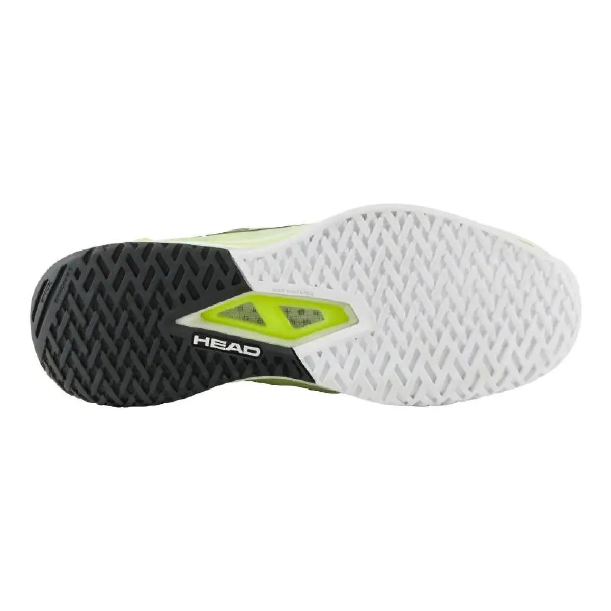 Chaussures padel Head Endure Pro jaune blanc — vue de profil