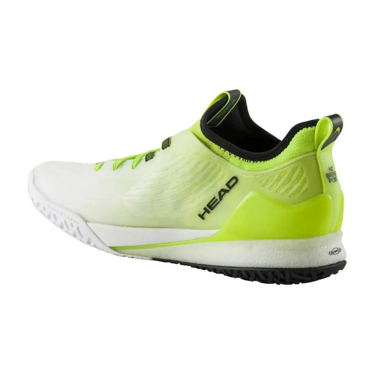Chaussures padel Head Endure Pro jaune blanc — vue de profil 2