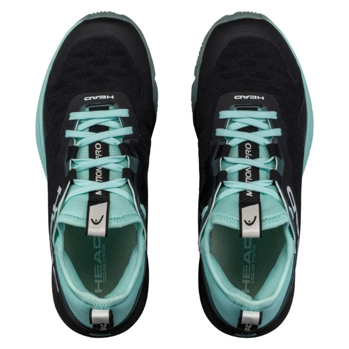 Chaussures padel Head Motion Pro Padel noir Aqua Mujer — vue détail 2