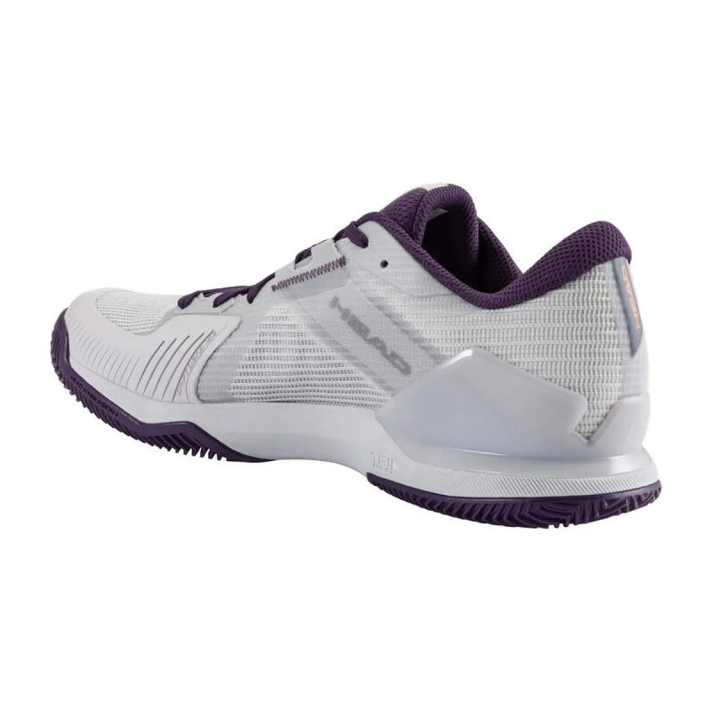 Chaussures padel Head Sprint Pro 4.0 Clay blanc argent — vue de profil 2