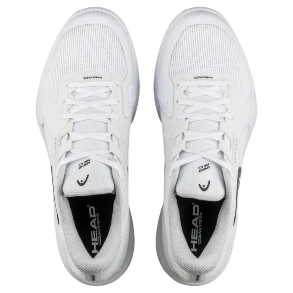 Chaussures padel Head Sprint Pro 4.0 Clay blanc noir — vue détail 2