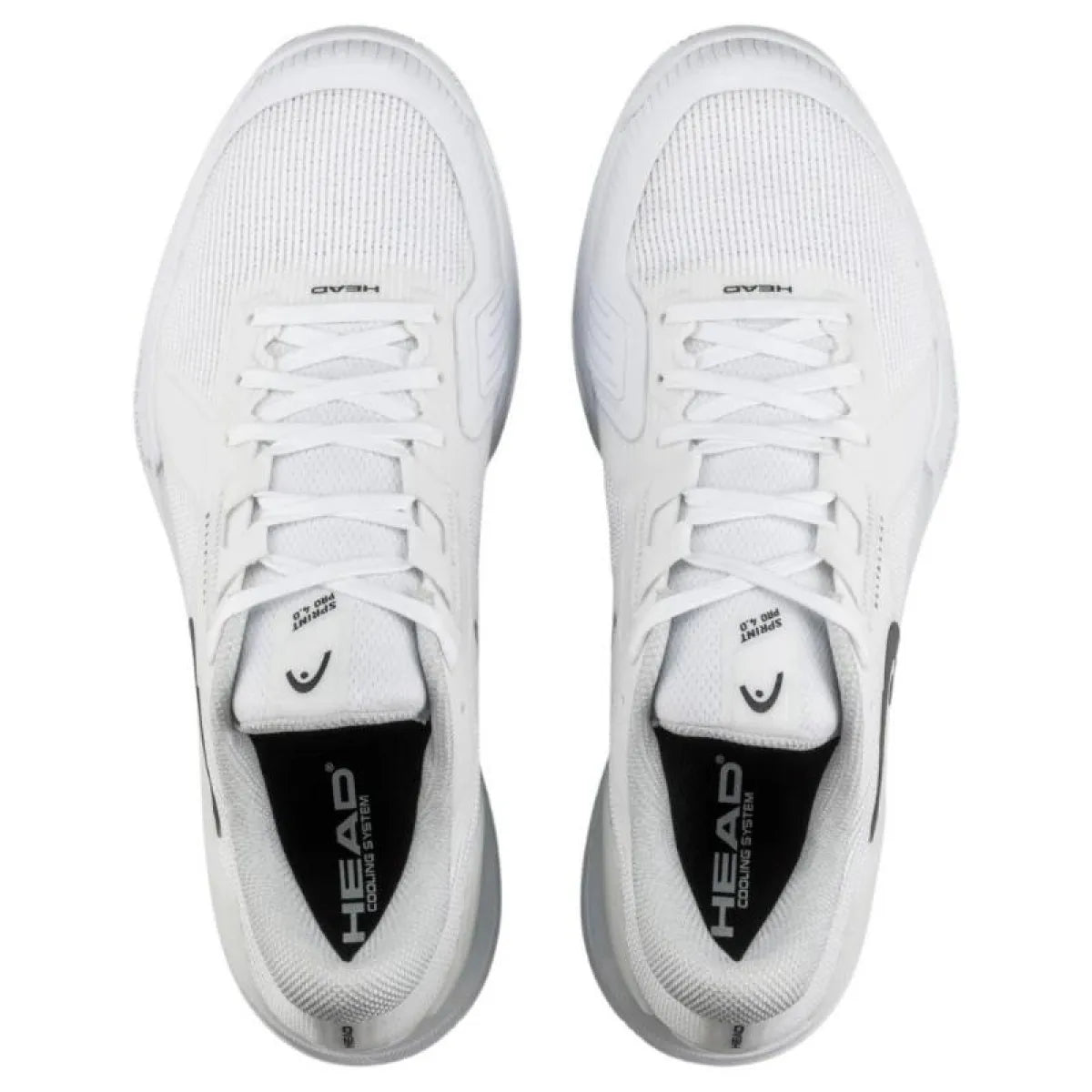 Chaussures padel Head Sprint Pro 4.0 Clay blanc noir — vue détail 2