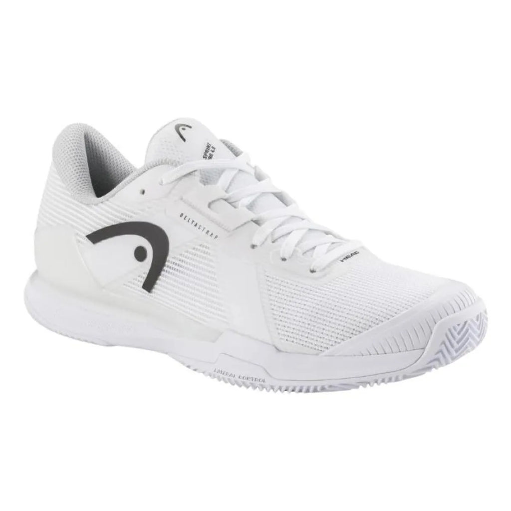 Chaussures padel Head Sprint Pro 4.0 Clay blanc noir — vue de face