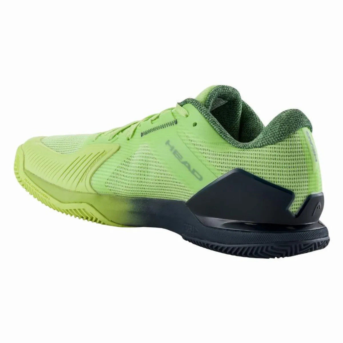 Chaussures padel Head Sprint Pro 4.0 Clay vert bleu marine — vue de profil 2