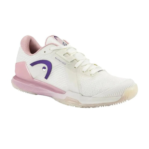 Chaussures padel Head Sprint Pro 4.0 Padel blanc rose Mujer — vue de face