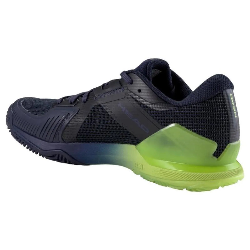 Chaussures padel Head Sprint Pro 4.0 Padel bleu Marino Lima — vue de profil 2