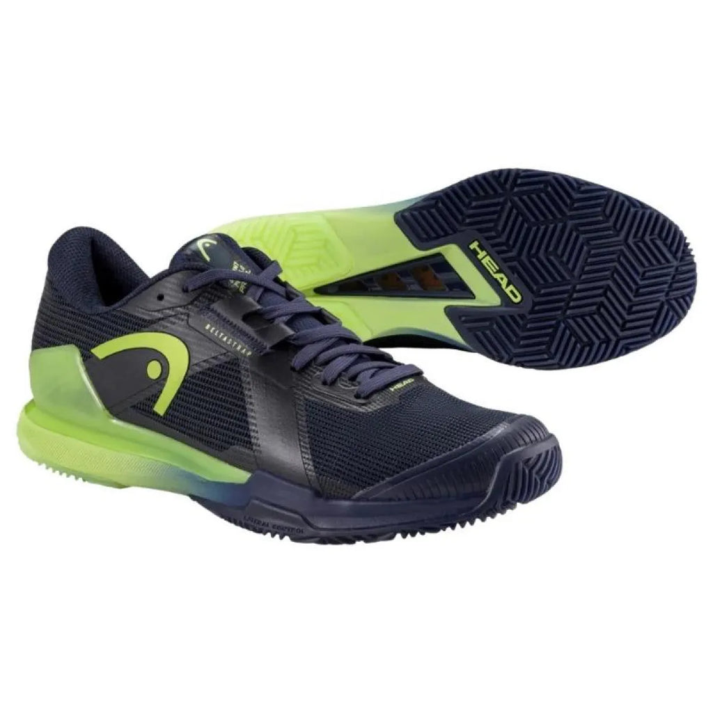 Chaussures padel Head Sprint Pro 4.0 Padel bleu Marino Lima — vue détail 1