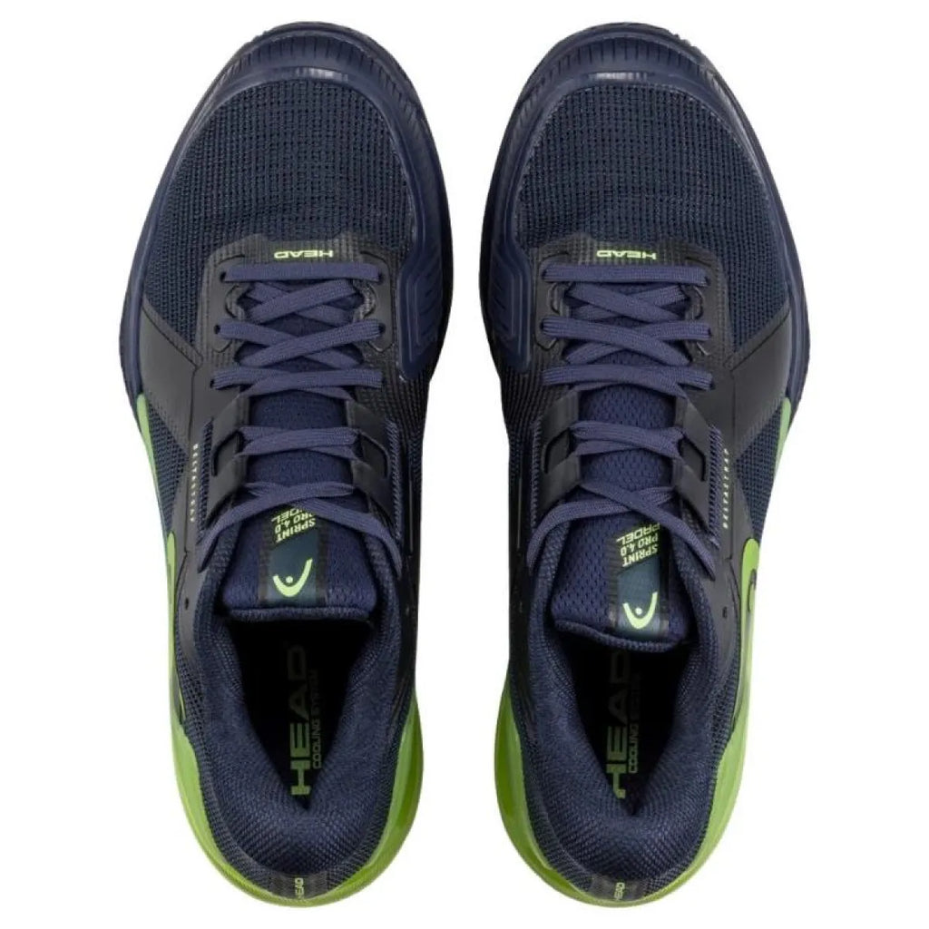 Chaussures padel Head Sprint Pro 4.0 Padel bleu Marino Lima — vue détail 2