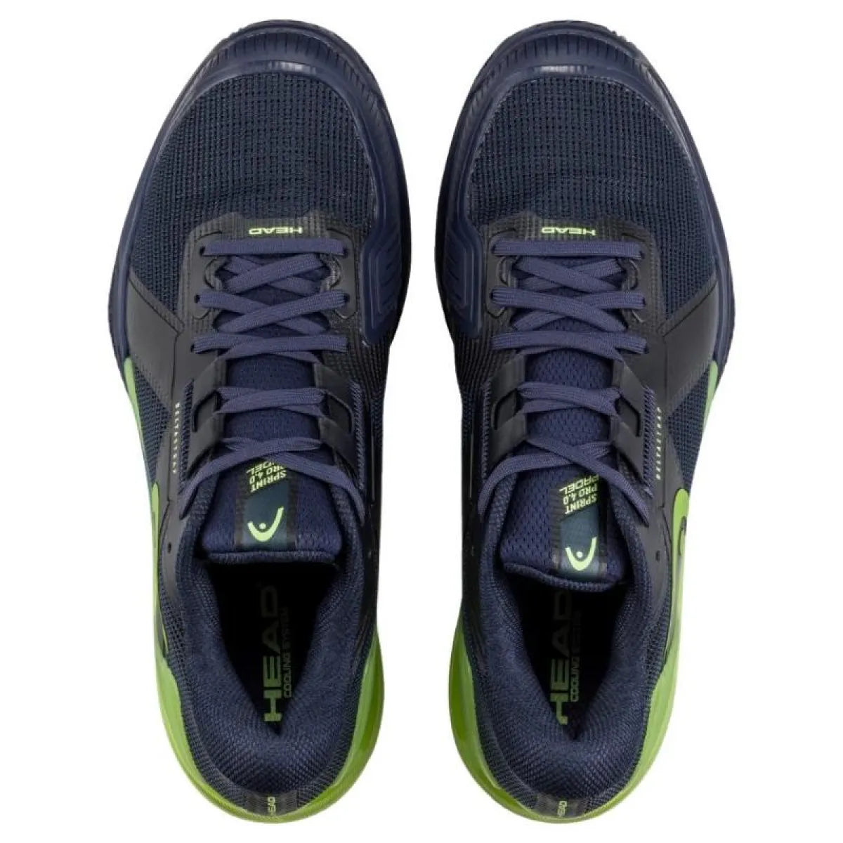 Chaussures padel Head Sprint Pro 4.0 Padel bleu Marino Lima — vue détail 2