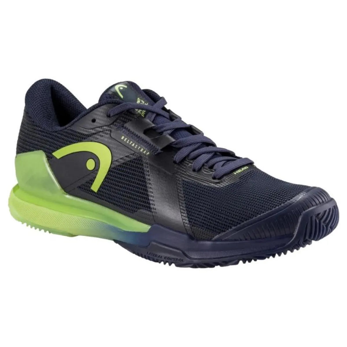 Chaussures padel Head Sprint Pro 4.0 Padel bleu Marino Lima — vue de face