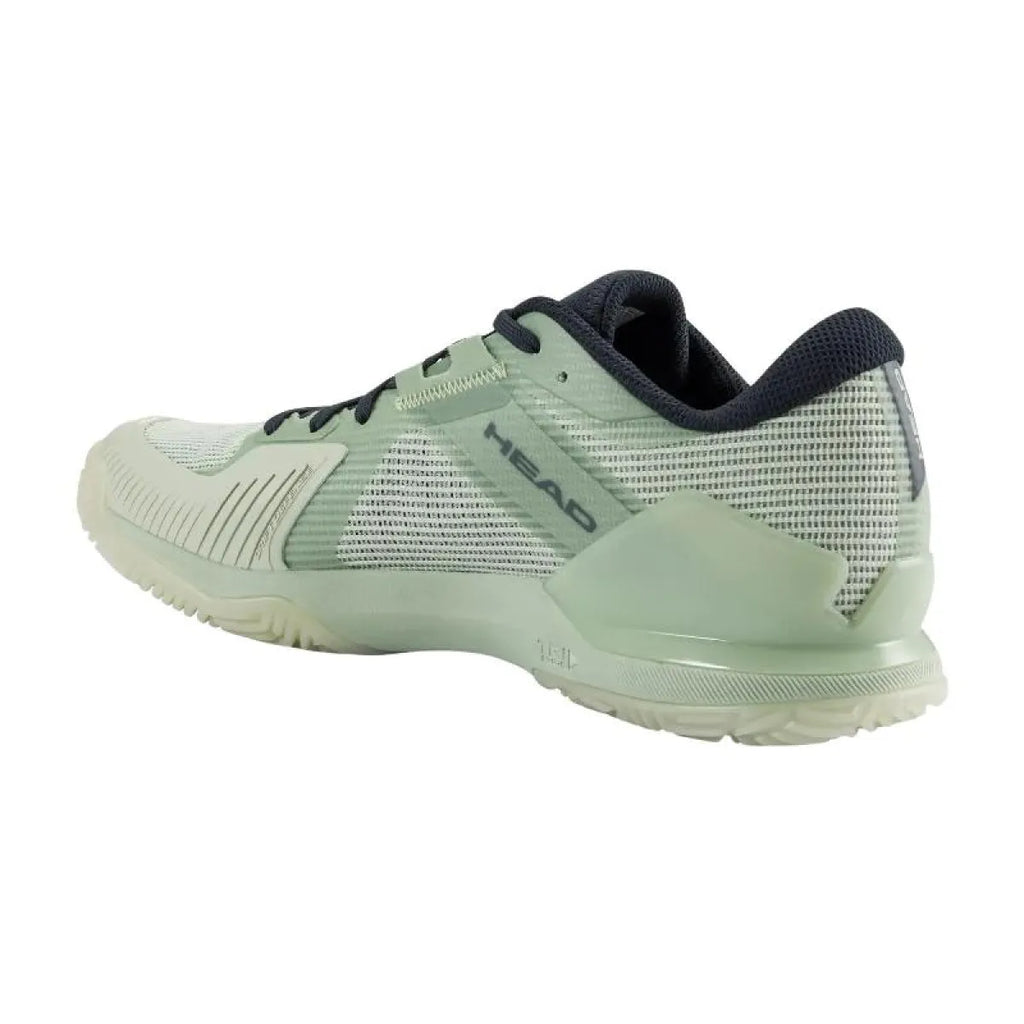 Chaussures padel Head Sprint Pro 4.0 Padel vert noir — vue de profil 2