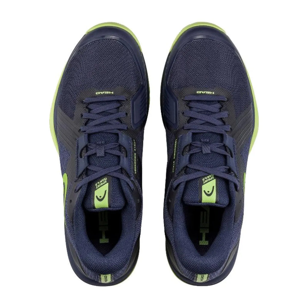 Chaussures padel Head Sprint Team 4.0 Clay bleu Marino Lima — vue détail 2