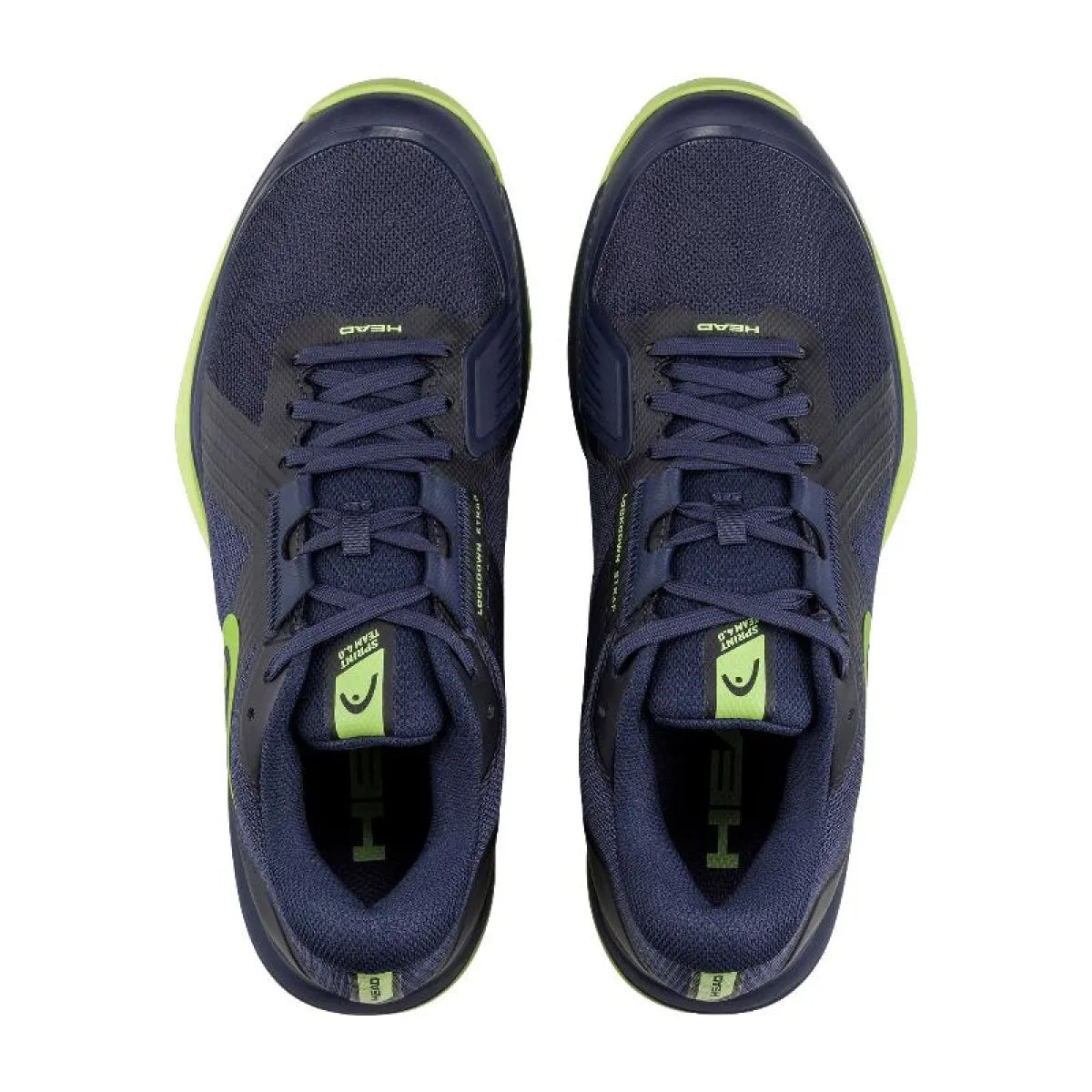 Chaussures padel Head Sprint Team 4.0 Clay bleu Marino Lima — vue détail 2