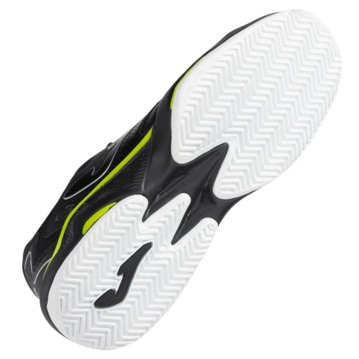 Chaussures padel Joma Master 1000 2501 noir jaune — vue de profil