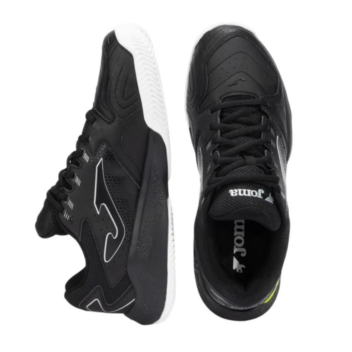 Chaussures padel Joma Master 1000 2501 noir jaune — vue de profil 2
