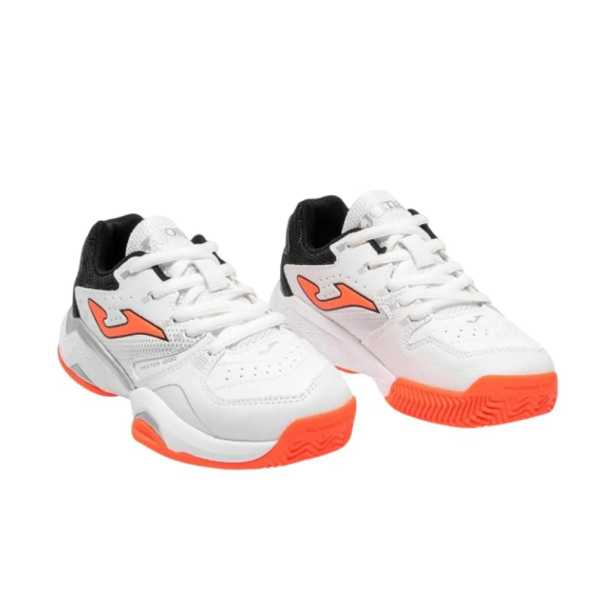 Chaussures padel Joma Master 1000 2602 blanc corail Junior — vue de profil 2