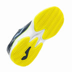 Chaussures de padel Joma Master 1000 2603 junior bleu marine et jaune — vue de profil
