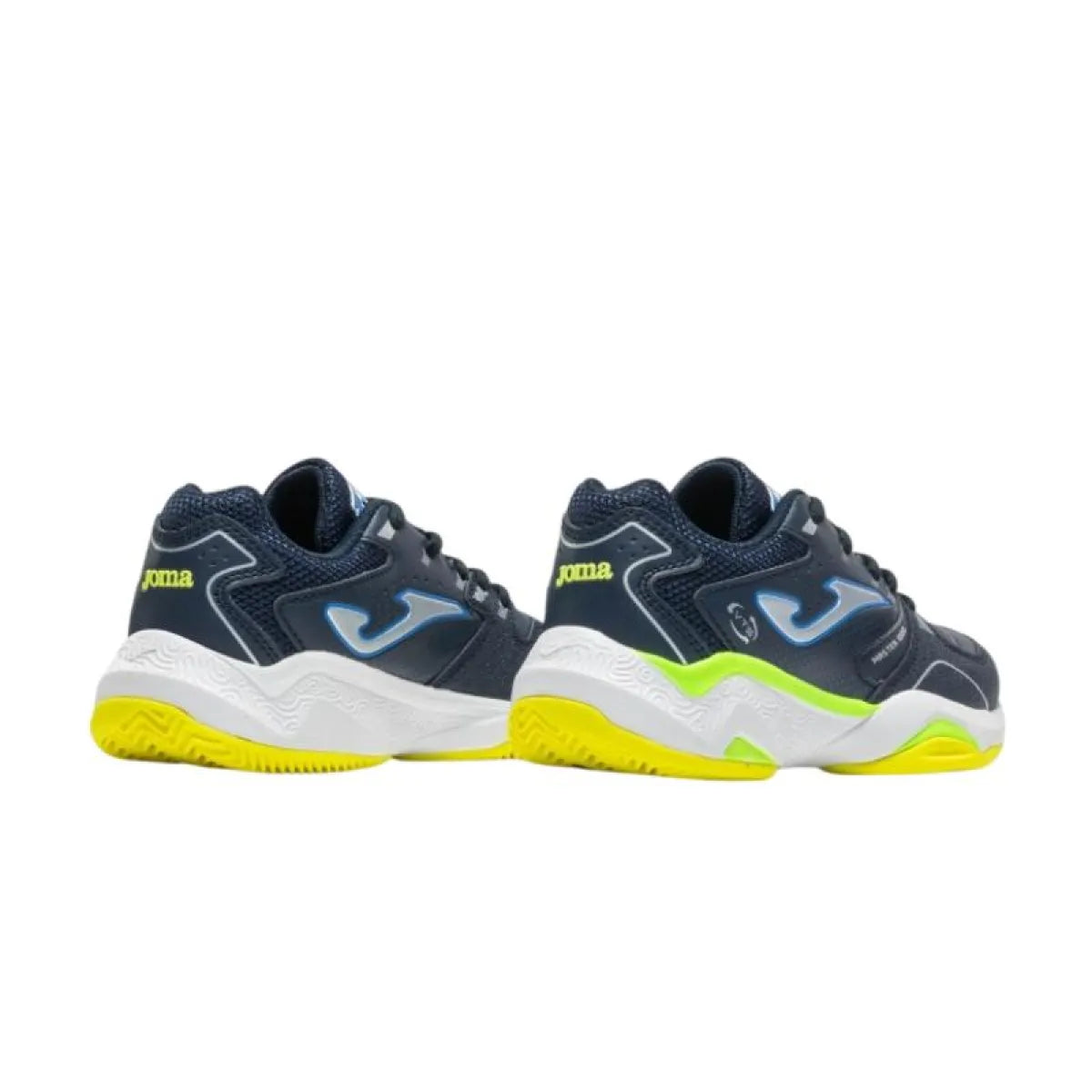 Chaussures de padel Joma Master 1000 2603 junior bleu marine et jaune — vue de détail 1
