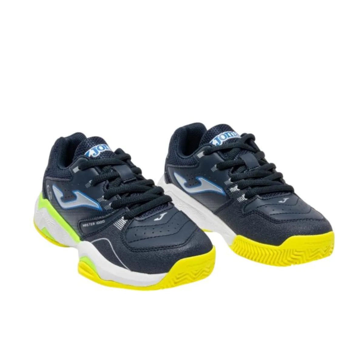 Chaussures de padel Joma Master 1000 2603 junior bleu marine et jaune — vue de détail 2