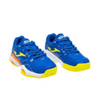 Chaussures padel Joma Master 1000 2604 bleu Royal jaune Junior — vue de profil 2