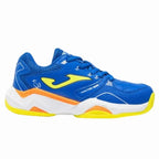 Chaussures padel Joma Master 1000 2604 bleu Royal jaune Junior — vue de face