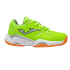 Chaussures de padel Joma Master 1000 2611 junior vert fluo — vue de face