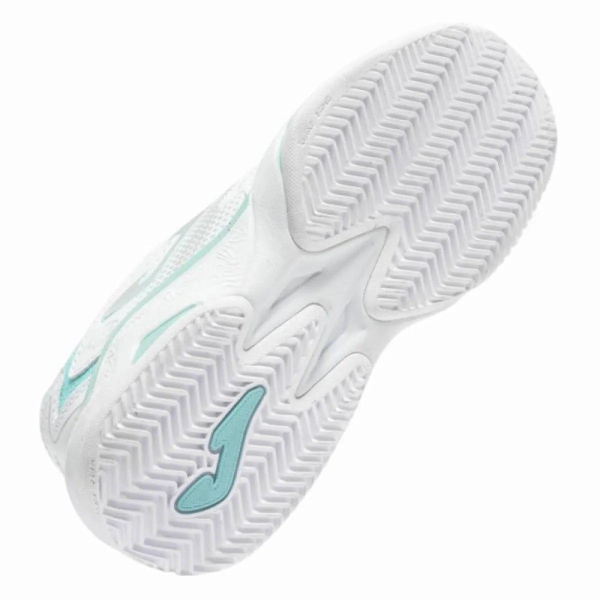 Chaussures padel Joma Master 1000 2632 blanc turquoise Junior — vue de profil