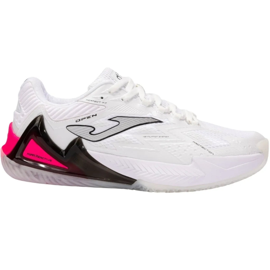 Chaussures padel Joma Open 2502 blanc — vue de face