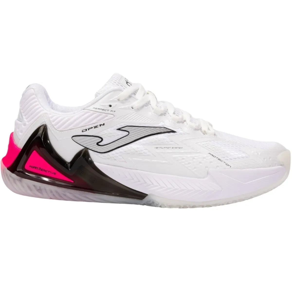 Chaussures padel Joma Open 2502 blanc — vue de face