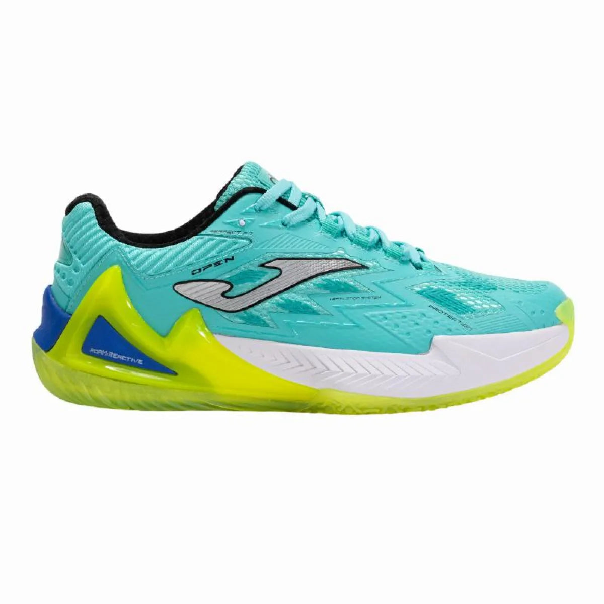 Chaussures padel Joma Open 2527 turquoise — vue de face