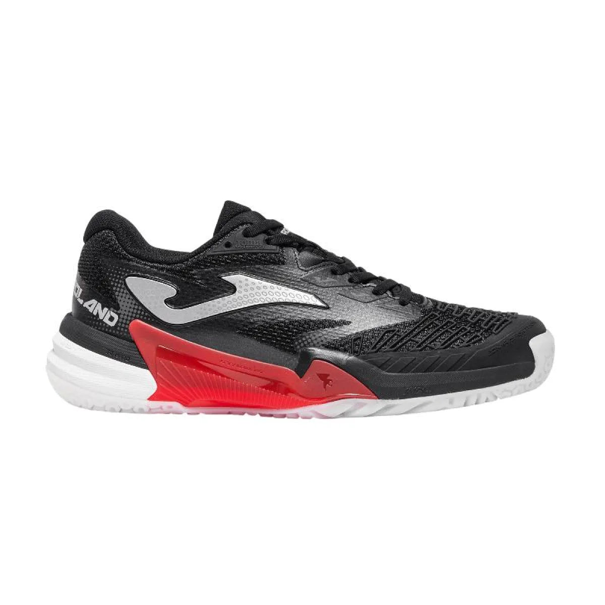 Chaussures padel Joma Roland 2601 noir rouge — vue de face