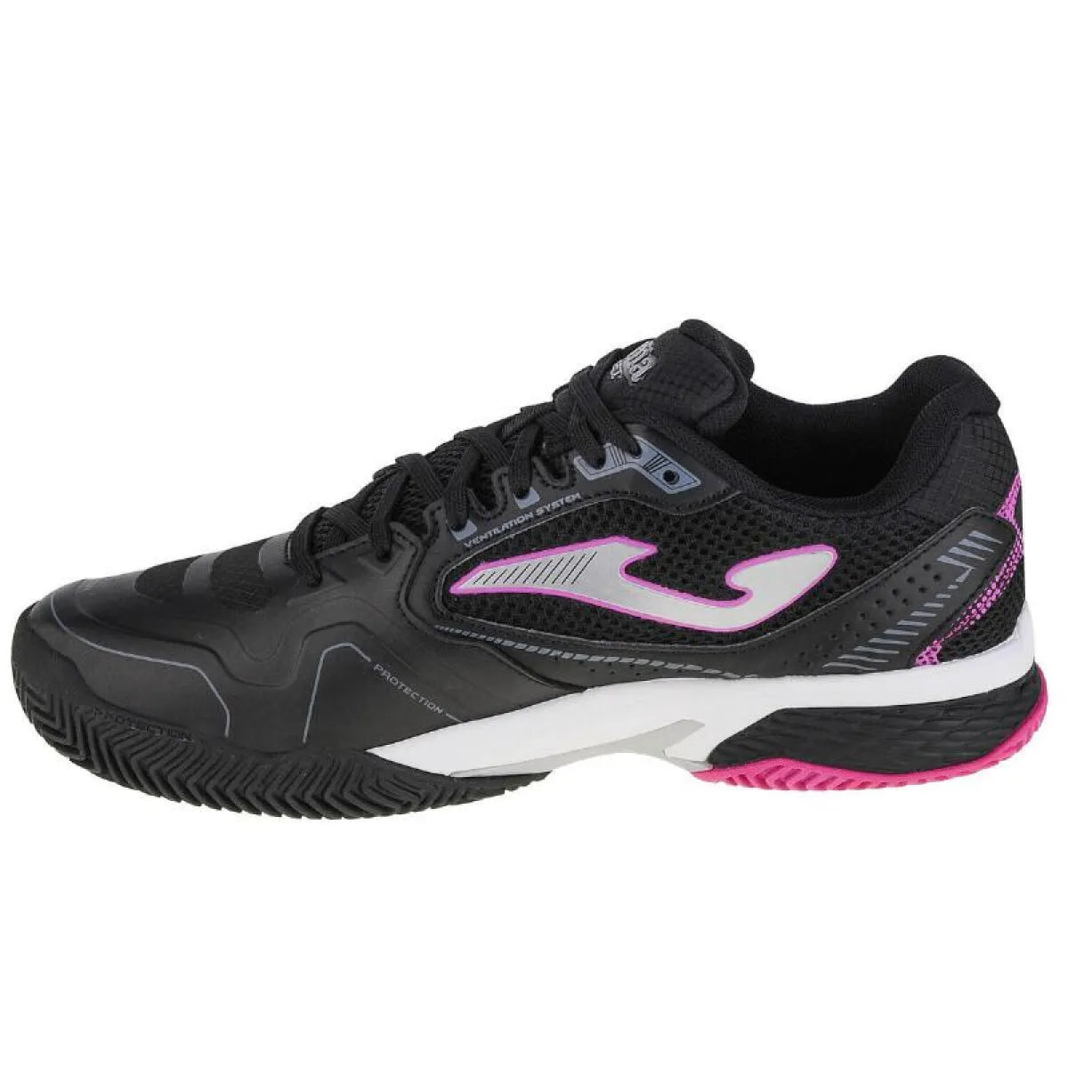Chaussures padel Joma Set 2201 noir fuchsia Mujer — vue de profil 2