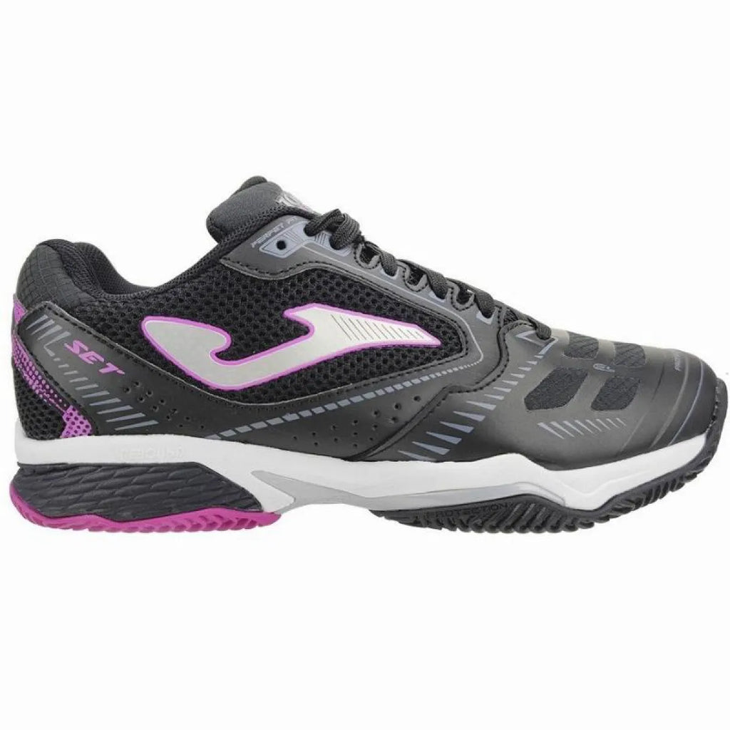Chaussures padel Joma Set 2201 noir fuchsia Mujer — vue de face