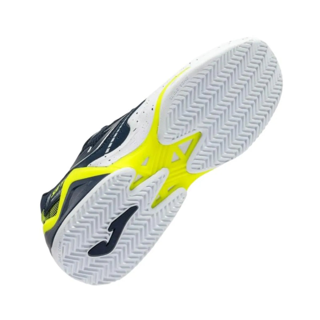 Chaussures padel Joma Set 2632 blanc bleu marine — vue de profil