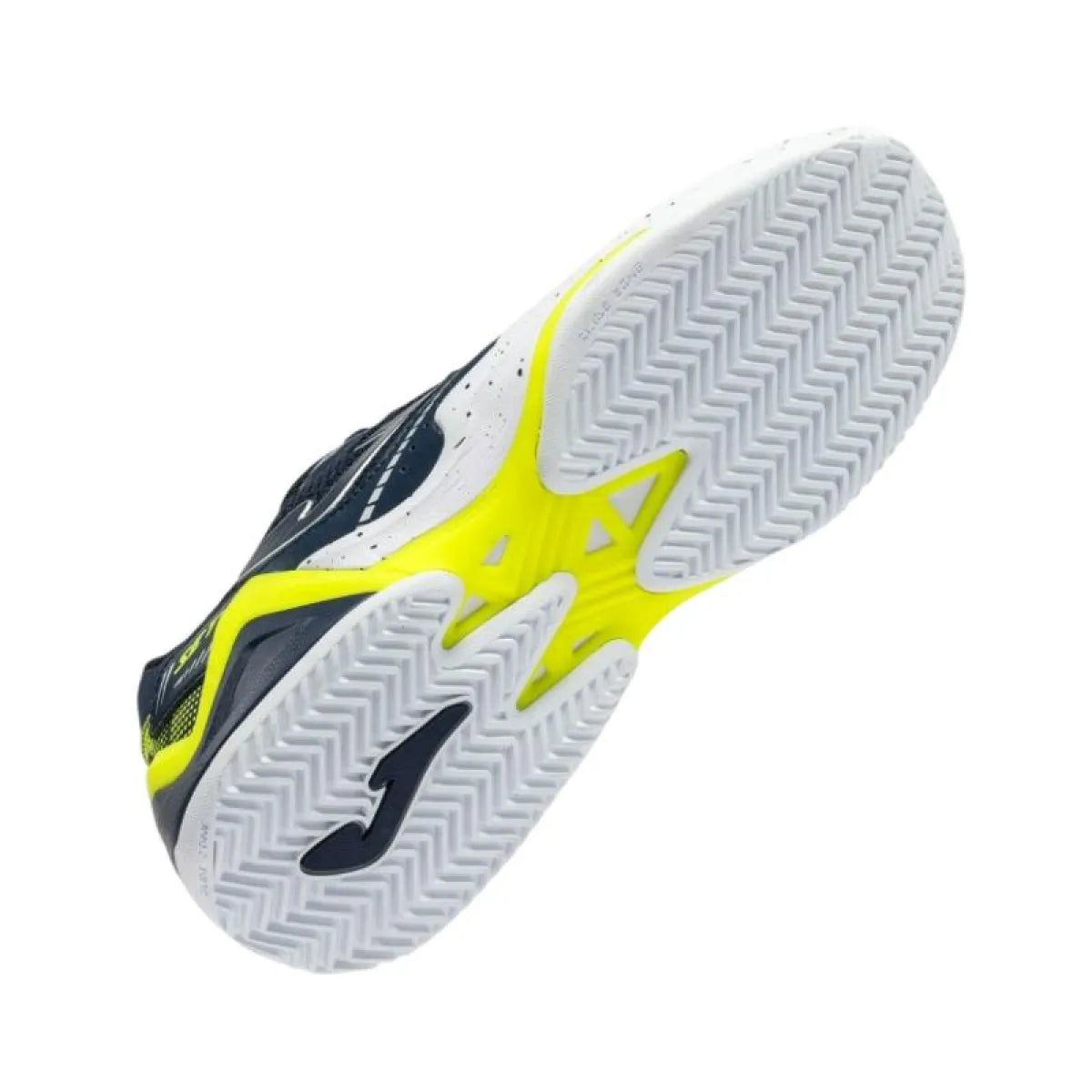 Chaussures padel Joma Set 2632 blanc bleu marine — vue de profil