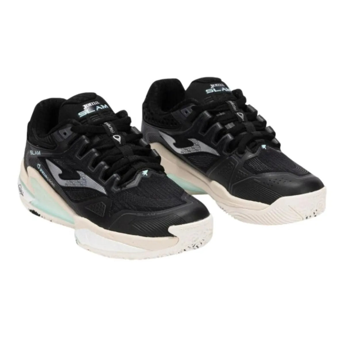 Chaussures padel femme Joma Slam 2501 noir — vue de profil 2