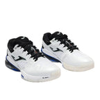 Chaussures padel Joma Slam Classic 2602 blanc noir bleu — vue de profil 2