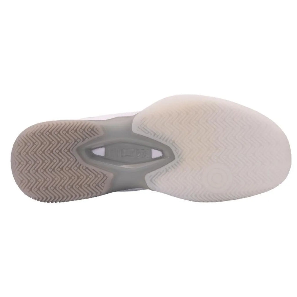 Chaussures padel Nox At10 Lux blanc gris — vue de profil