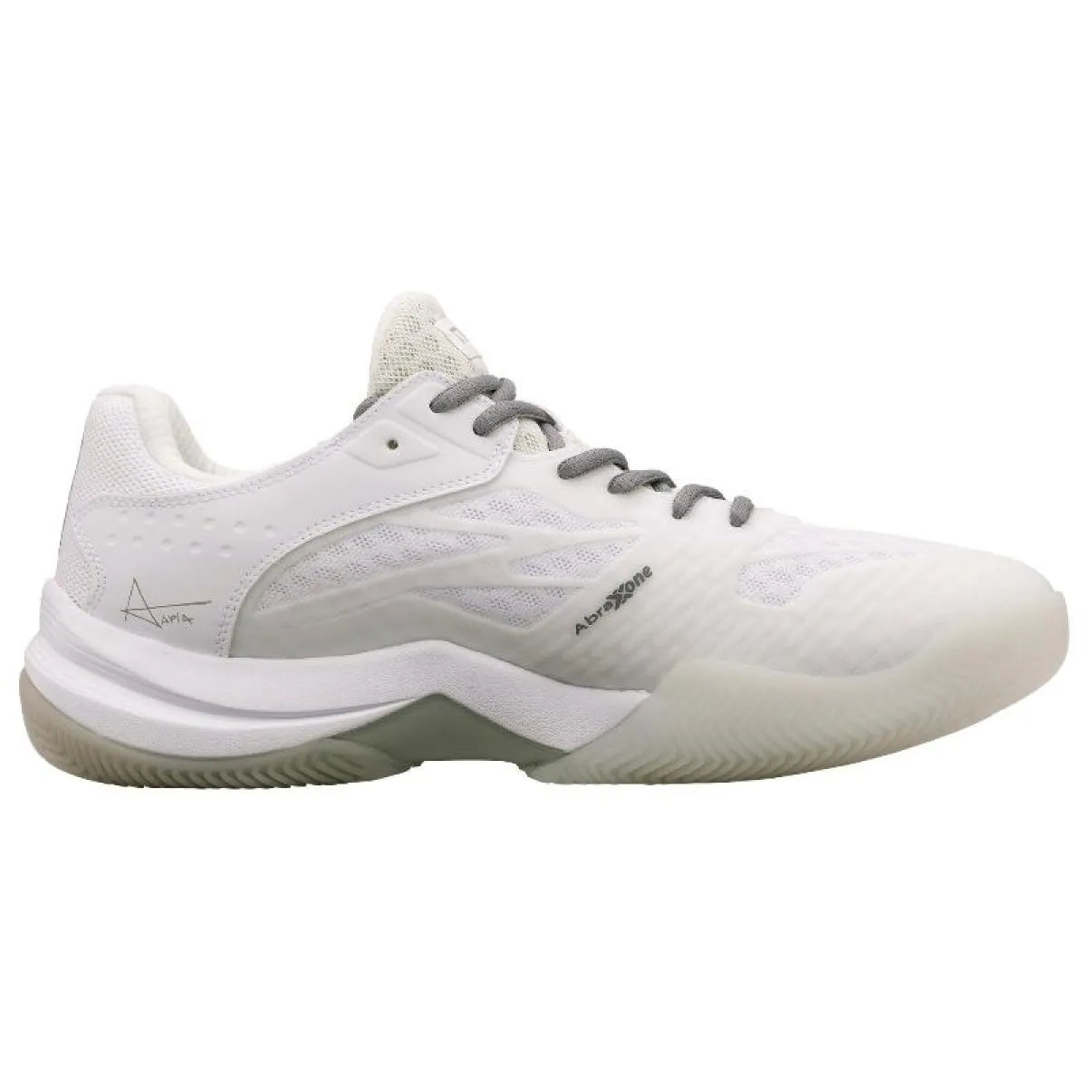 Chaussures padel Nox At10 Lux blanc gris — vue de profil 2