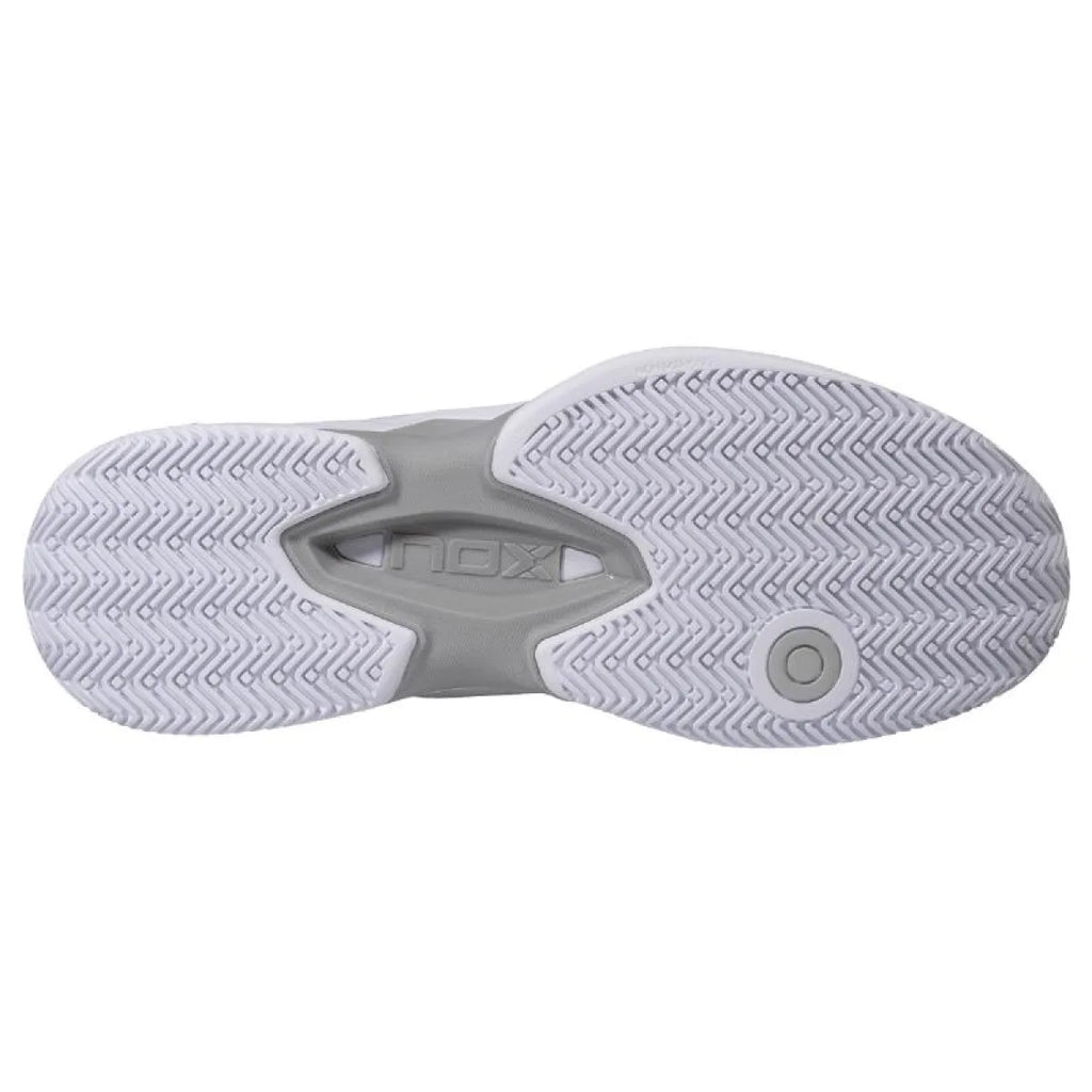 Chaussures padel Nox AT10 Lux blanc gris Claro — vue de profil