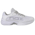 Chaussures padel Nox AT10 Lux blanc gris Claro — vue de face