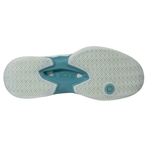 Chaussures padel Nox AT10 Lux bleu Claro turquoise Mujer — vue de profil