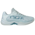 Chaussures padel Nox AT10 Lux bleu Claro turquoise Mujer — vue de face