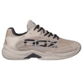 Chaussures padel Nox AT10 Lux gris Pluma noir — vue de face
