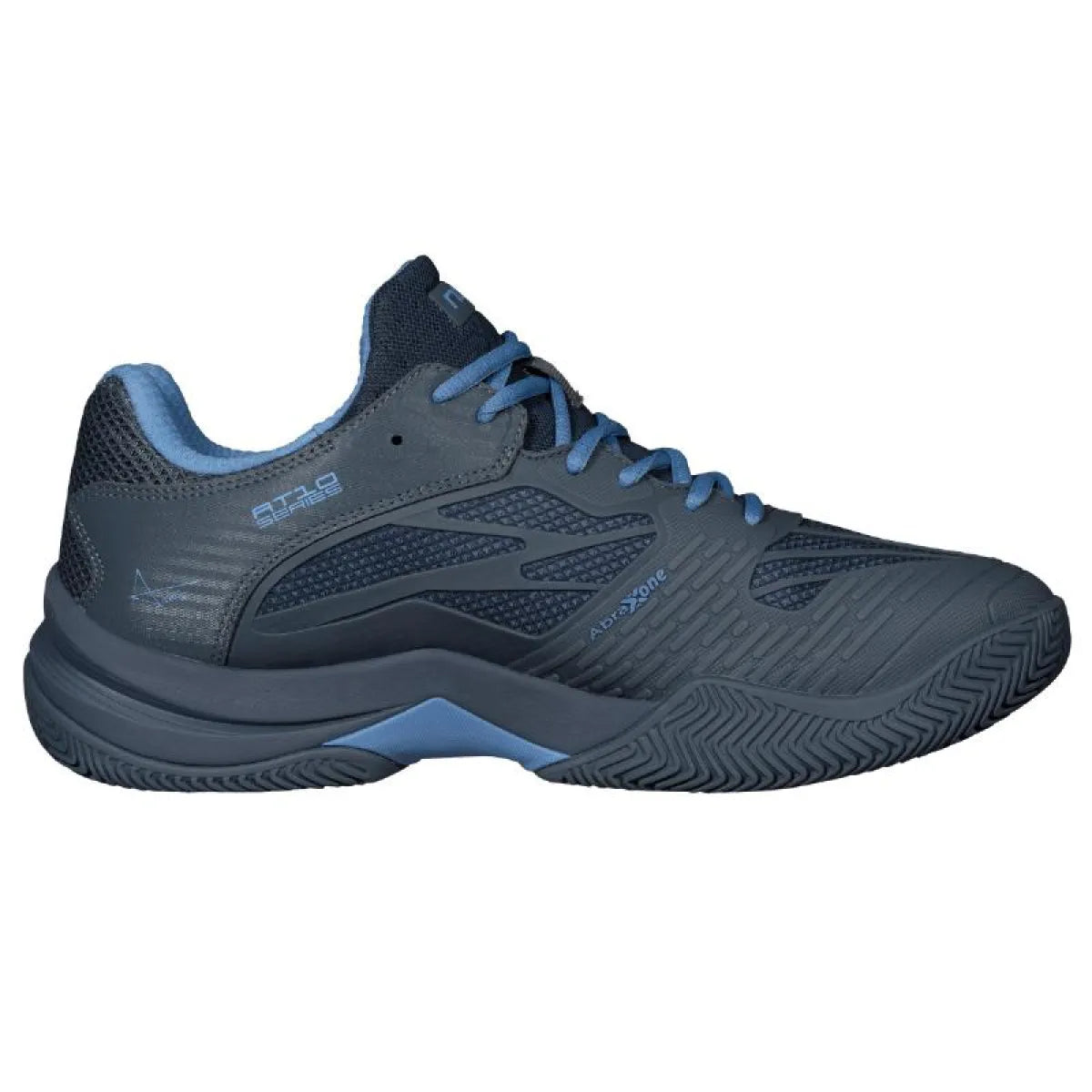 Chaussures padel Nox AT10 Lux noir bleu — vue de profil 2