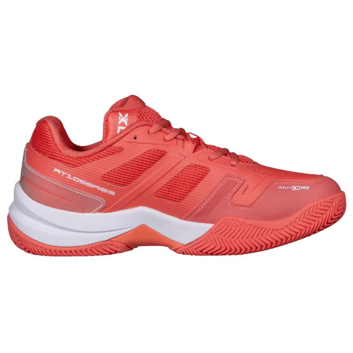 Chaussures padel Nox AT10 Pro corail blanc femme — vue de profil 2