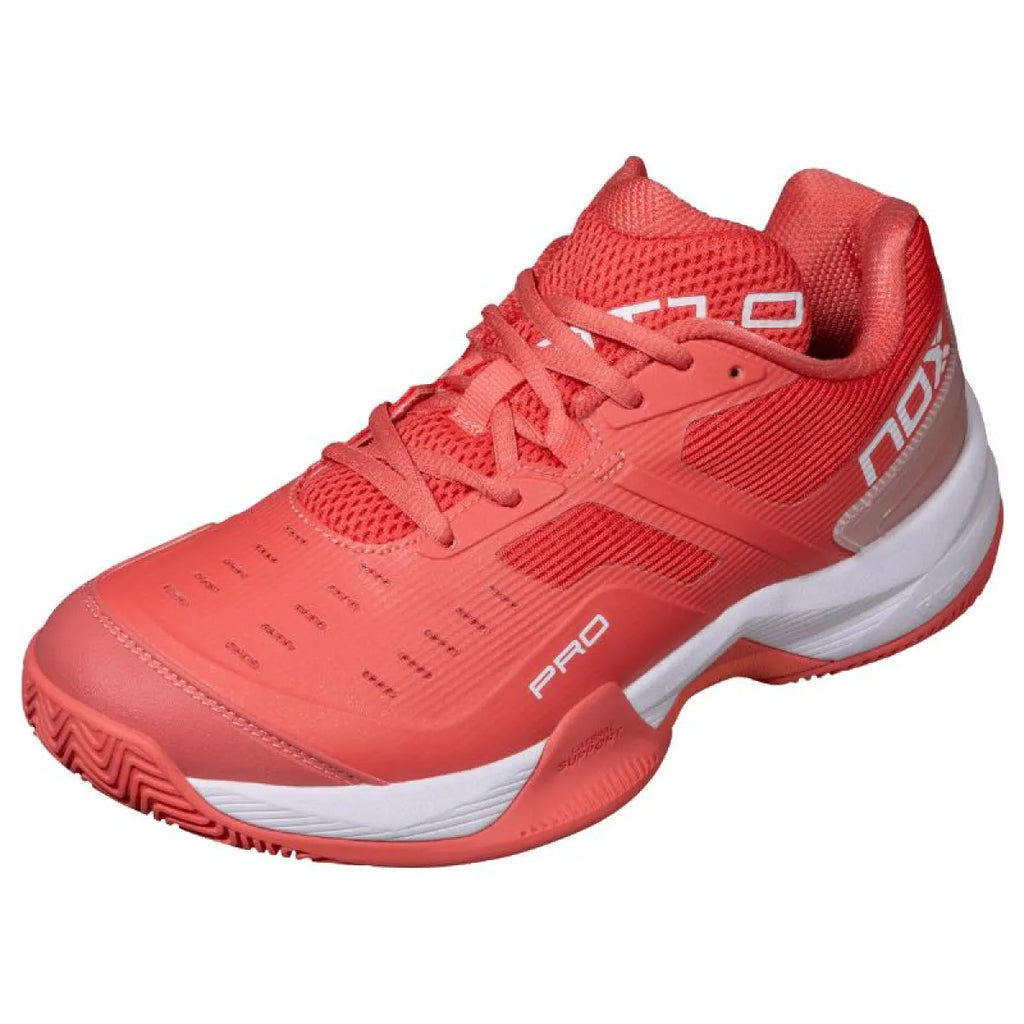 Chaussures padel Nox AT10 Pro corail blanc femme — vue détail 1